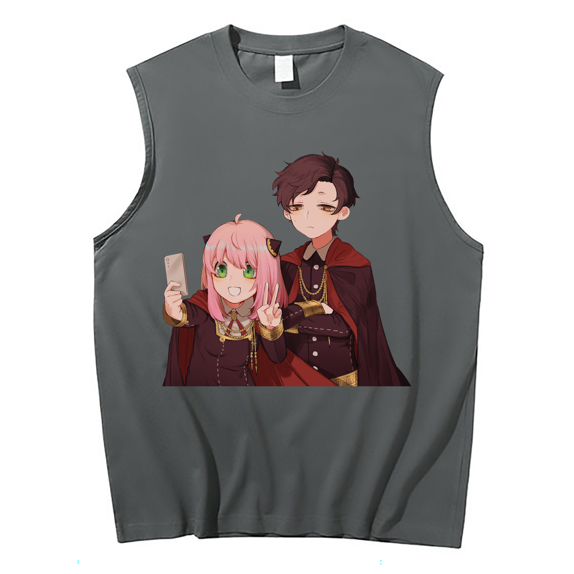 （画像用） SPY×FAMILY间谍家家酒 コットン100％タンクトップ（フロントプリント）